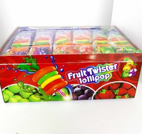 Fruit Twister Lollipop Funny Shape Healthy Hard Candy Sweet  And Delicious